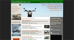 Desktop Screenshot of classicbikesforsale.com
